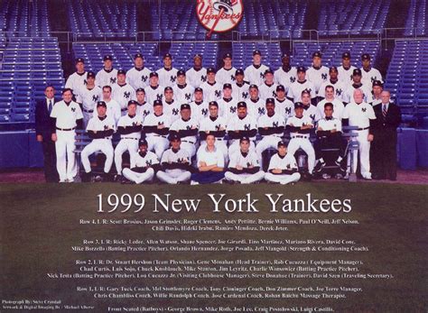 new york yankees roster 1999